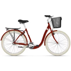 Tunturi Relax 26" 3-v Matalarunkoinen Kaupunkipyörä -Polkupyörät Myyntikauppa 18755535 tunturi relax punainen.jpg