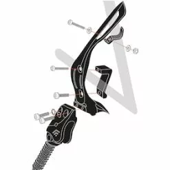 Hebie 673 E Set Fox Uni Rear Mount Kickstand For Left And Right Side Mounting -Polkupyörät Myyntikauppa 5DA1BBB72401186BE6CBA9B2DB97F007 1