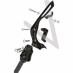Hebie 673 E Set Fox Uni Rear Mount Kickstand For Left And Right Side Mounting -Polkupyörät Myyntikauppa 5DA1BBB72401186BE6CBA9B2DB97F007