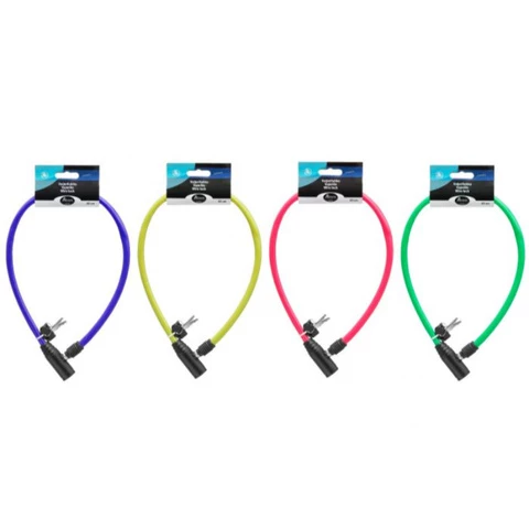 Polkupyörän Vaijerilukko 65 Cm Erilaisia 3 Polkupyörän Vaijerilukko 65 Cm Erilaisia