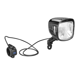 B&M B + M LUMOTEC IQ-XL E-Bike LED Headlight With High Beam Function