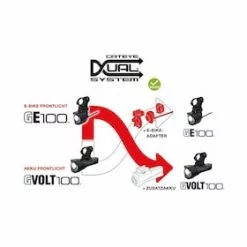 Cateye Additional Battery GVolt 100™ / Conversion Battery G E100™ Dual System -Polkupyörät Myyntikauppa C892275646053B02150B09649C974AB8 1