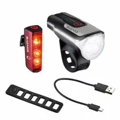 Sigma AURA 80 USB LED Front Light/BLAZE USB Battery-Powered Rear Light With Brake Light Kit -Polkupyörät Myyntikauppa F2DD2651270181136D3B0EA48A07EF75 1