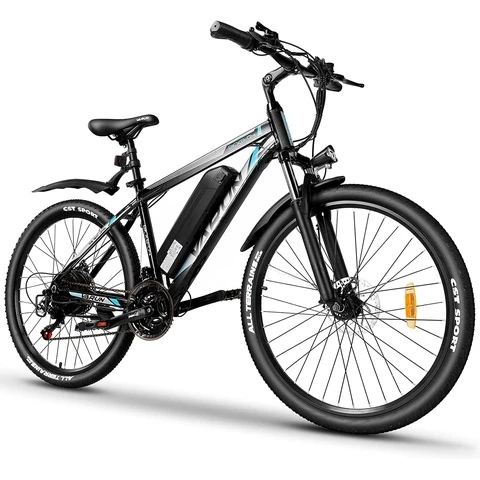 Varun Sähköpyörä 26" 21-v Musta-sininen 3 Varun Sähköpyörä 26" 21-v Musta-sininen